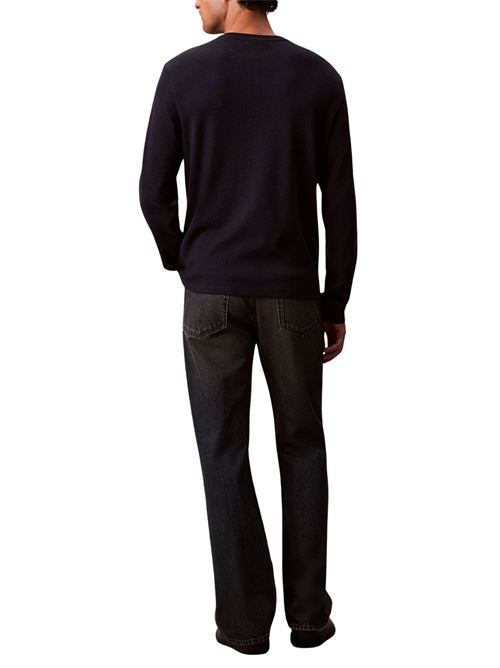 Maglia nera in cotone Calvin Klein Jeans | LV040EM217CEF